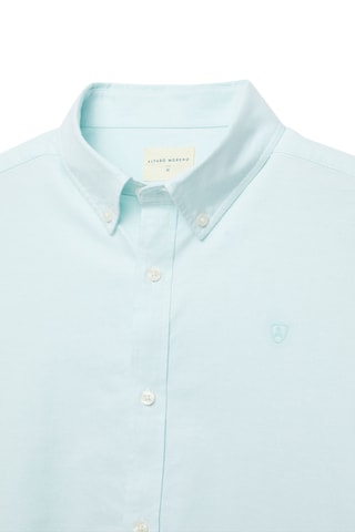 Biologisch Katoenen Overhemd Regular Fit - Hemelsblauw