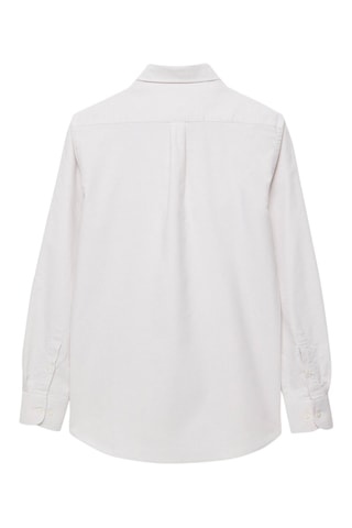 Biologisch Katoenen Overhemd Regular Fit - Beige