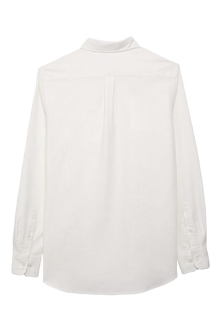 Biologisch Katoenen Overhemd Regular Fit - Beige