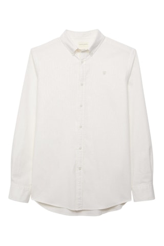 Biologisch Katoenen Overhemd Regular Fit - Beige