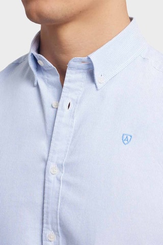 Biologisch Katoenen Overhemd Regular Fit - Hemelsblauw