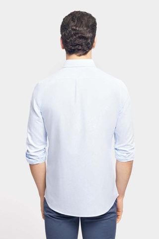 Biologisch Katoenen Overhemd Regular Fit - Hemelsblauw