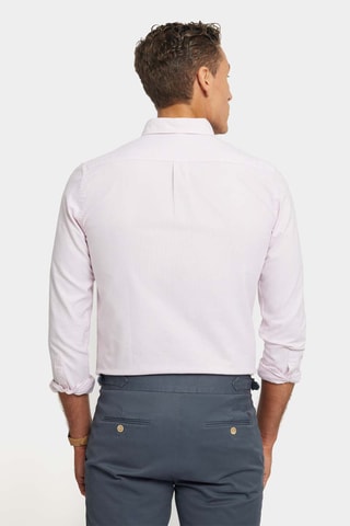 Biologisch Katoenen Overhemd Regular Fit - Koraalrood