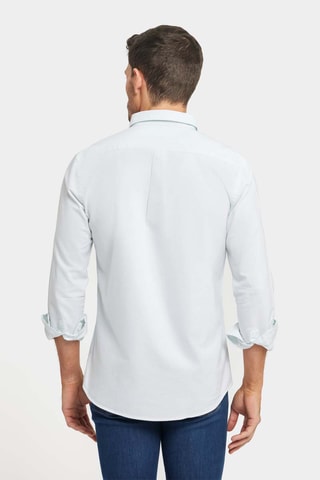 Biologisch Katoenen Overhemd Regular Fit - Groen