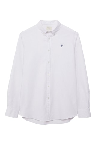 Biologisch Katoenen Overhemd Regular Fit - Grijs