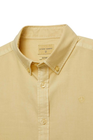 Biologisch Katoenen Overhemd Regular Fit - Geel