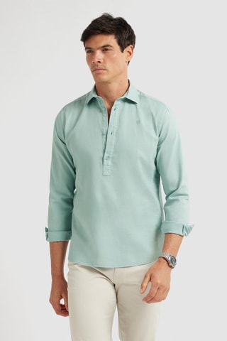 Polo Regular Fit - Zeegroen