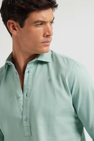 Polo Regular Fit - Zeegroen