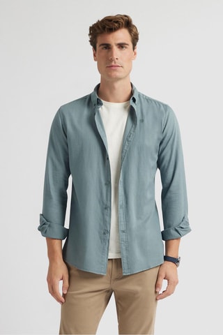 Overhemd Regular Fit - Groen