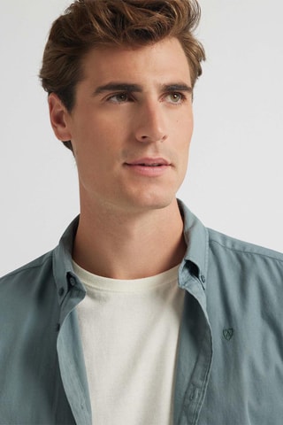 Overhemd Regular Fit - Groen
