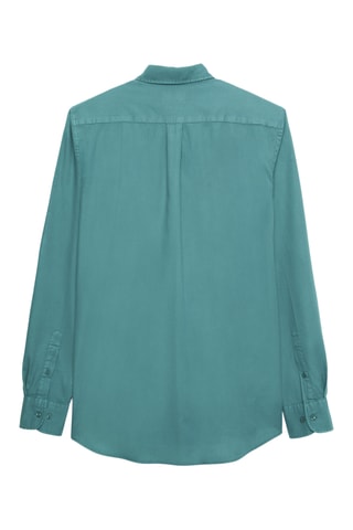 Overhemd Regular Fit - Donkergroen