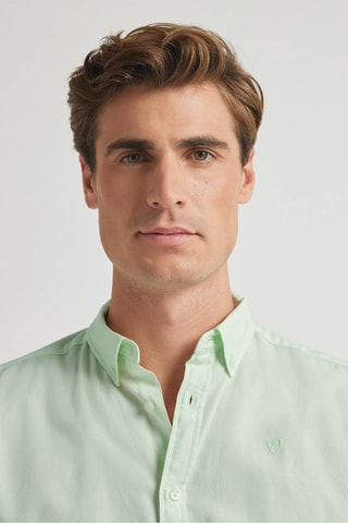 Overhemd Regular Fit - Lichtgroen
