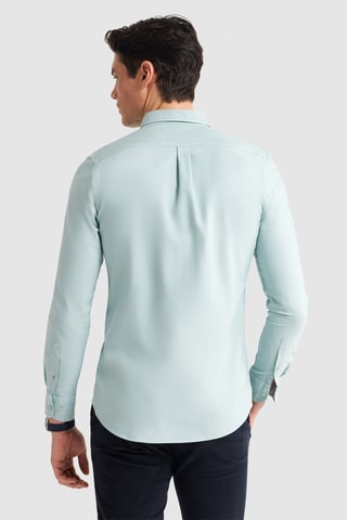 Overhemd Regular Fit - Zeegroen