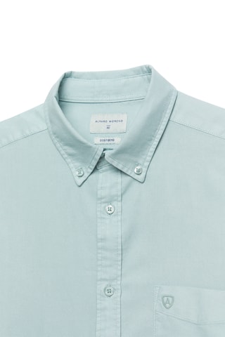 Overhemd Regular Fit - Zeegroen