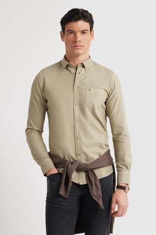 Overhemd Regular Fit - Beige