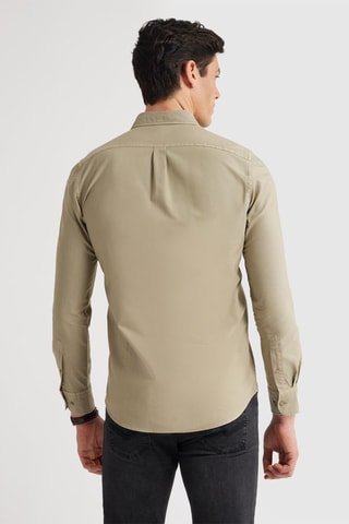 Overhemd Regular Fit - Beige