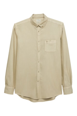 Overhemd Regular Fit - Beige