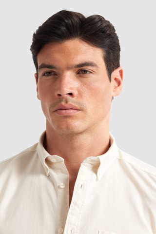 Overhemd Regular Fit - Ivoorkleurig