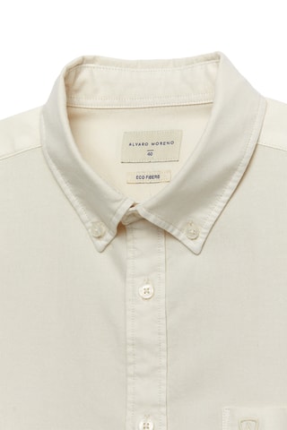 Overhemd Regular Fit - Ivoorkleurig