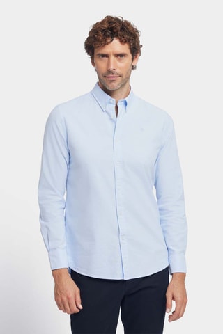 Overhemd Regular Fit - Hemelsblauw