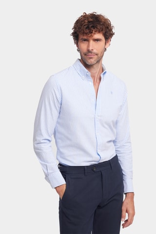 Overhemd Regular Fit - Hemelsblauw