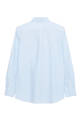 Biologisch Katoenen Overhemd Regular Fit - Hemelsblauw