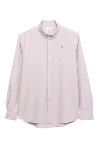 Biologisch Katoenen Overhemd Regular Fit - Oudroze