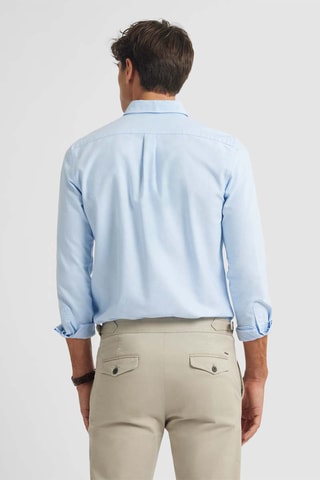 Biologisch Katoenen Overhemd Regular Fit - Hemelsblauw