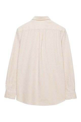 Overhemd Regular Fit - Geel en Wit