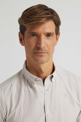 Overhemd Regular Fit - Beige