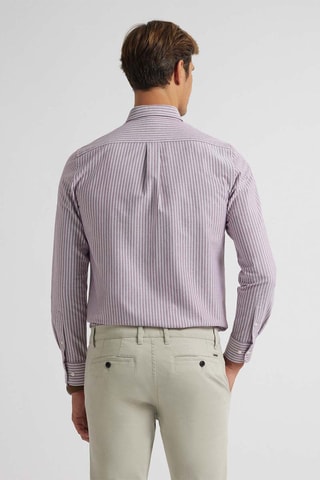 Overhemd Regular Fit - Bordeauxrood