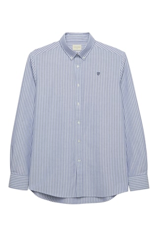 Overhemd Regular Fit - Marineblauw