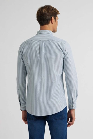 Overhemd Regular Fit - Zeegroen