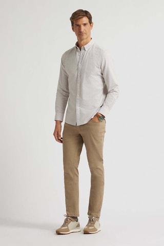 Overhemd Regular Fit - Beige