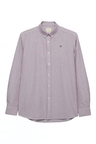 Overhemd Regular Fit - Bordeauxrood