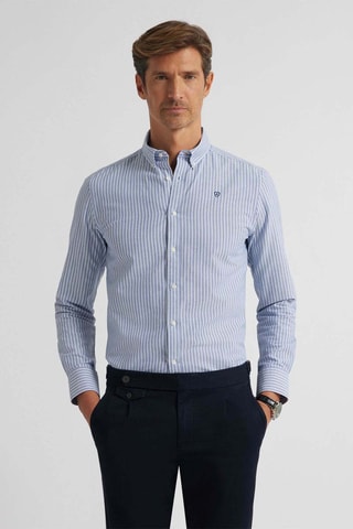 Overhemd Regular Fit - Marineblauw