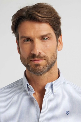 Overhemd Regular Fit - Hemelsblauw