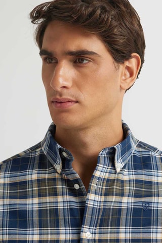 Overhemd Regular Fit - Marineblauw