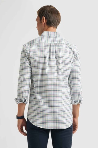 Overhemd Regular Fit - Zeegroen