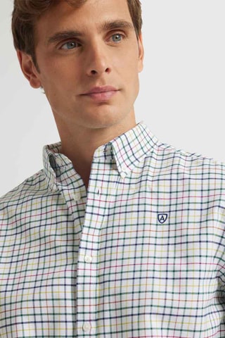 Overhemd Regular Fit - Zeegroen