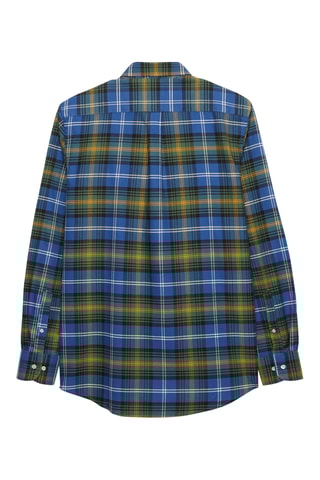 Overhemd Regular Fit - Blauw en Groen