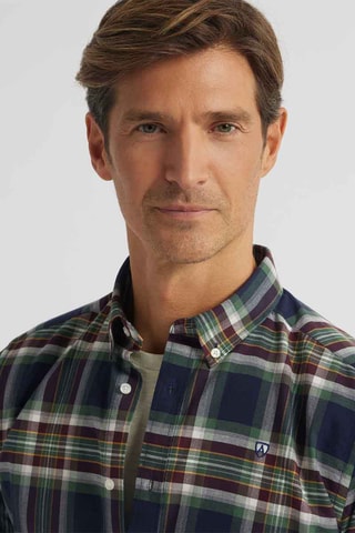 Overhemd Regular Fit - Marineblauw