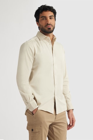 Overhemd Regular Fit - Beige