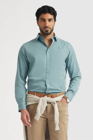 Overhemd Regular Fit - Groen