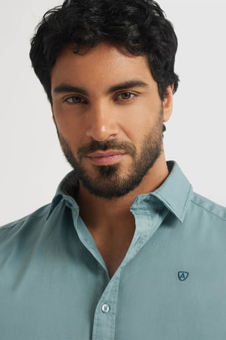 Overhemd Regular Fit - Groen