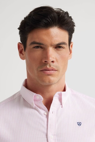 Overhemd Regular Fit - Lichtroze