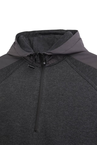 Sweater met Capuchon - Gemêleerd Donkergrijs