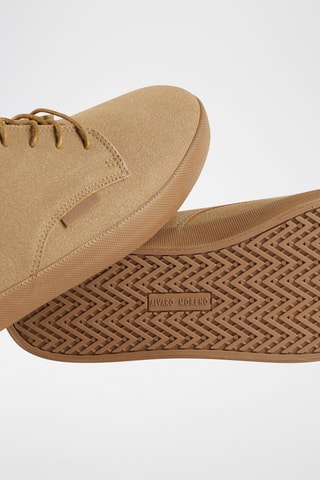 Nubuck Sneakers - Lichtbruin