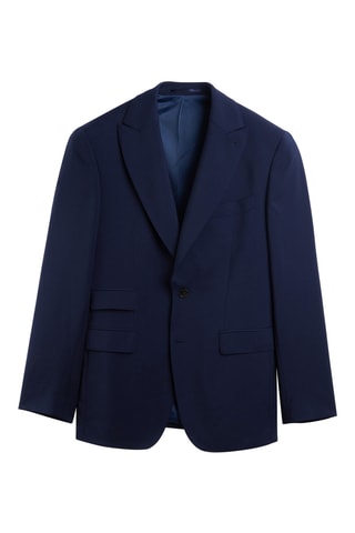 Wollen Kostuum - Marineblauw