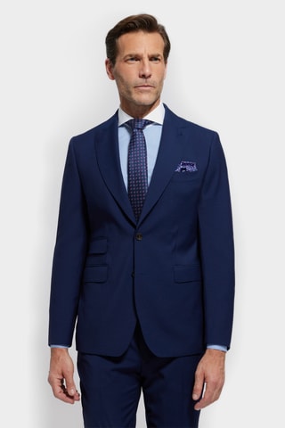 Wollen Kostuum - Marineblauw